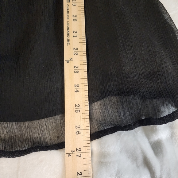 H&M MAMA maternity top, black beaded empire waist, size M, EUC - Picture 6 of 9